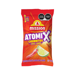 Atomix Churritos Chile Limón Mission 170 g