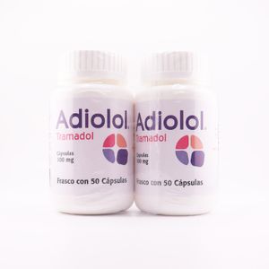 Tramadol 100 mg Adiolol Duo Pack 50 cápsulas