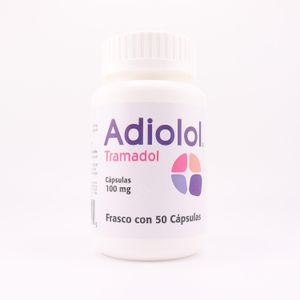 Tramadol 100 mg Adiolol 50 cápsulas