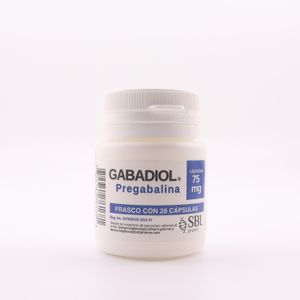 Pregabalina 75 mg Gabadiol 28 cápsulas