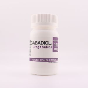 Pregabalina 150 mg Gabadiol 60 cápsulas