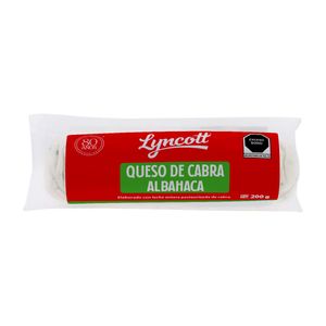 Queso Cabra  Con Albahaca  Lyncott  200.0 - Gr