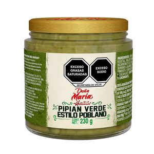 Mole Pipian Verde Doña María en Pasta  Poblano 230 g