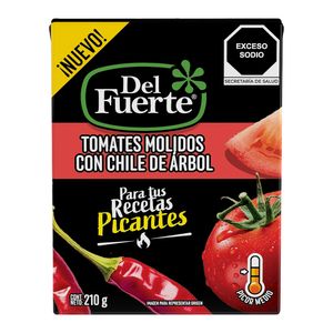 Tomates Molidos  Con Chile De Arbol  Del Fuerte  210.0 - gr