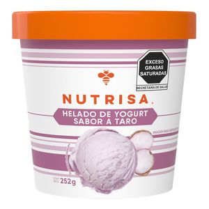 Helado De Yoghurt  Sabor Taro  Nutrisa  252.0 - gr