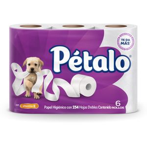 Papel Higienico  Ultra Jumbo  Petalo  6.0 - Pza