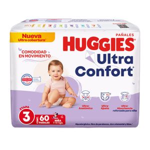 PaÑAl NiÑA   Ultra Confort Etapa 3  Huggies   60.0 - Pza