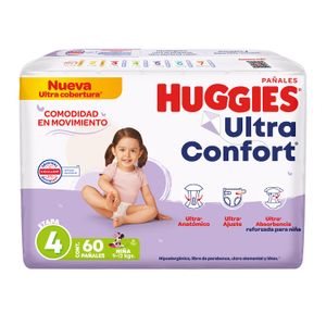 PaÑAl P/Bebe  Et-4 NiÑA Ultra Confort  Huggies  60.0 - Pza