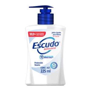 Jabon Liquido  P/Manos Blanco Neutro  Escudo  225.0 - Ml