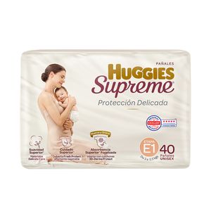 PaÑAl P/Bebe  T-1  Huggies Supreme  38.0 - Pza