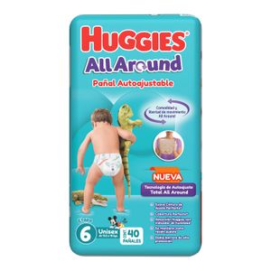 PaÑAl P/Bebe  All Around Et-6  Huggies  40.0 - Pza