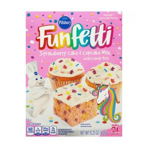 Harina P/ Pastel  Chispas De Colores Fresa  Pillsbury  15.25