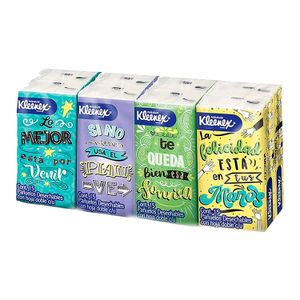 Panuelos Facial Sella Pack Kleenex 8-Pza