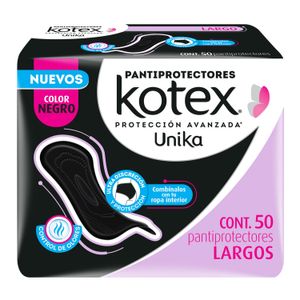 Pantiprotectores  Black  Kotex Unika  50.0 - Pza