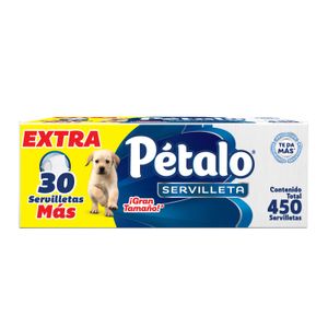 Servilleta  Blanca  Petalo  450.0 - Pza