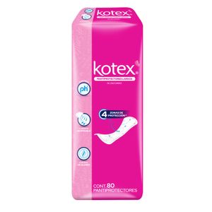 Pantiprotectores  Diarios Largos 80pza  Kotex  1.0 - Pza