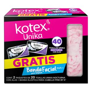 Toalla Nocturna +  Banda Facial Gratis Unika   Kotex  1.0 -