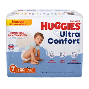 Pañal  Ultra Confort Niño Et 7  Huggies  30.0 - Pza