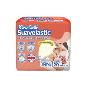 Pañales KleenBebé Suavelastic Etapa 1 Recién Nacido Unisex 20 Pañales