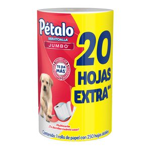 Servitoalla  Jumbo +20 Hojas Extras  Petalo  1.0 - Pza