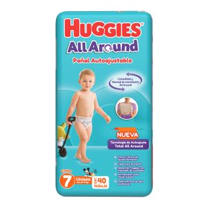 Pañales  All Around Etapa 7  Huggies  40.0 - Pza