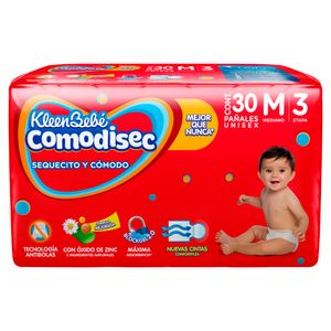 Pañales Kleenbebe  Comodisec M  Kleenbebe  30.0 - Pza