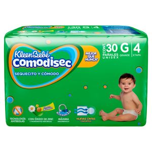 Pañales  Comodisec G   Kleenbebe  30.0 - Pza