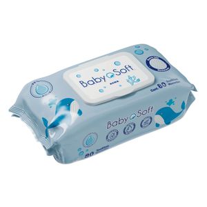 Toallitas Húmedas Baby Soft Agua 80 pzas