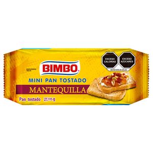 Mini  Tostado Mantequilla  Bimbo  115.0 - gr