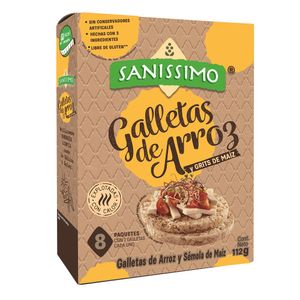 Galletas  De Arroz Y Maiz  Sanissimo  112.0 - gr