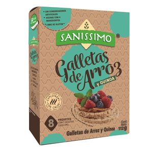 Galletas  De Arroz Y Quinoa  Sanissimo  112.0 - gr