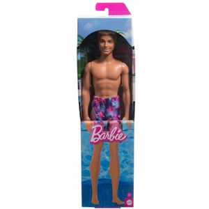 Barbie Ken   Muñeco De Playa Traje Morado  Mattel  1.0 - Pza