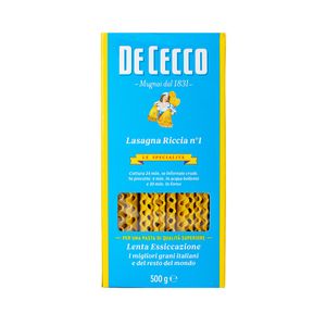 Pasta Lasagna Larga  Dopiia Ricci De Semola  De Cecco  500.0