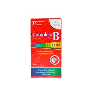 TiaminA-Piridoxina   Cianocobalamina  Avivia   0.5 - mg