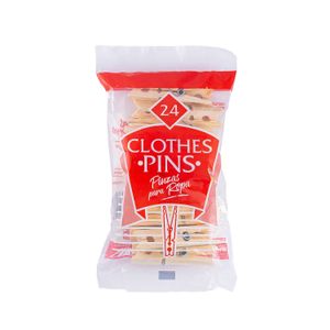 Pinzas  Madera  Pimex  24.0 - Pza