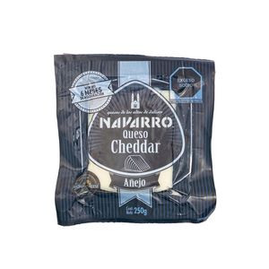 Queso   Cheddar Añejo   Navarro  250.0 - gr