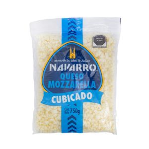 Queso  Mozarella Cubicado  Navarro  750.0 - gr