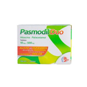 Pasmodil Duo  Paracetamol,hioscina 500-10mg  Collins   24.0