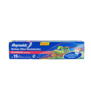 Bolsas Ultra Resistentes  Medianas  25+5 Bolsas  Reynolds  1