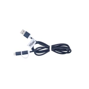 Cable Multiple   2 En 1 Iphone 5/6 - Micro Usb  Kick Power
