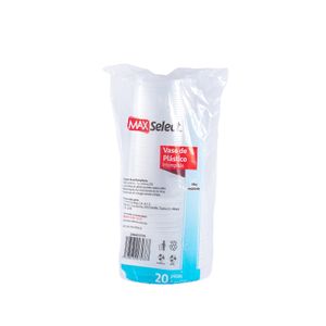 Vaso De Plastico  8 Oz Translucido  Max Select  20.0 - Pza