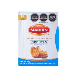 Orejitas  Con Chocolate  Marian  192.0 - gr