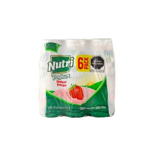 Yoghurt Bebible  Fresa  Nutriyoghurt  6.0 - Pack