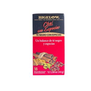 Te  Chai Con Especias  Bigelow  18.0 - Sob