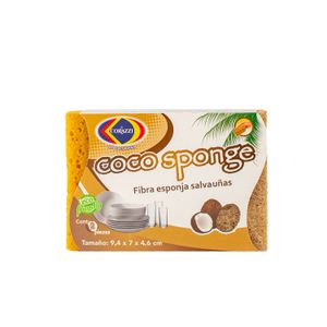 Fibra  Esponja Salva Uñas Coco  Corazzi  2.0 - Pza