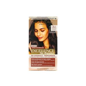 Tinte P/cabello  Castaño Oscuro 3u  Excellence  1.0 - Pza