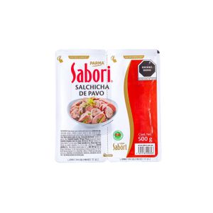 Salchicha  De Pavo Atm  Sabori  500.0 - gr