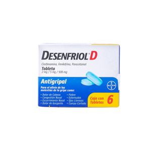 Desenfriol D  500 Mg  Desenfriol  6.0 - Tab
