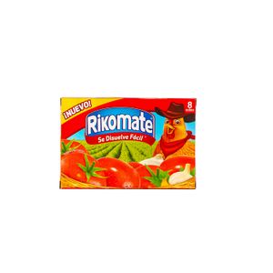 Caldo De Tomate  Con Condimento  Rikomate  8.0 - Pza