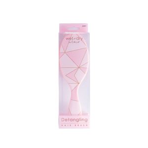 Detangling  Hair Brush Pink Pastel Marble  Cala  1.0 - Pza